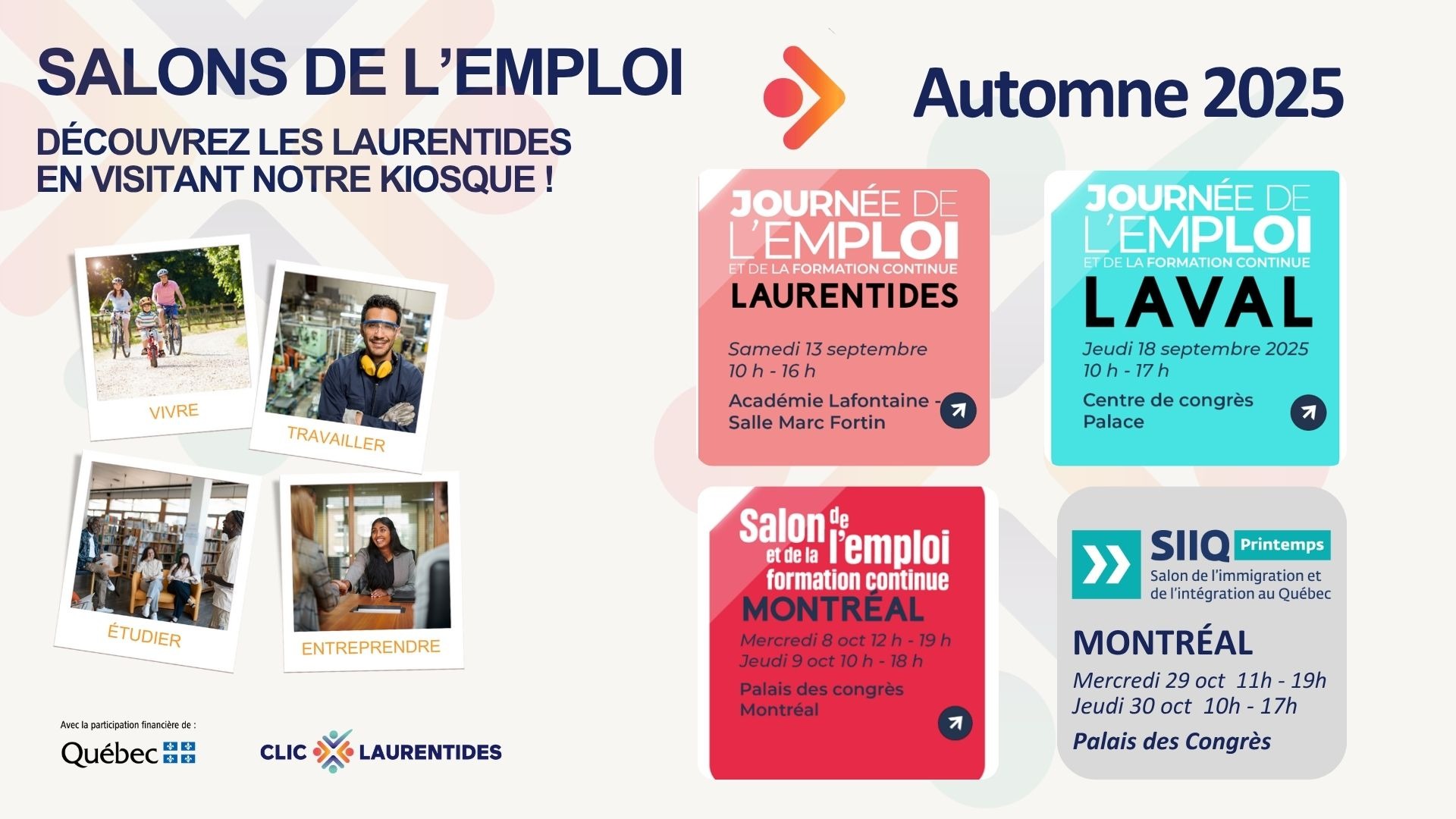 Salons CLIC Laurentides Automne 2025