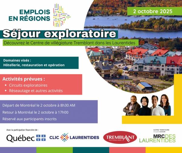 Séjour exploratoire - Laurentides - 2 octobre 2025